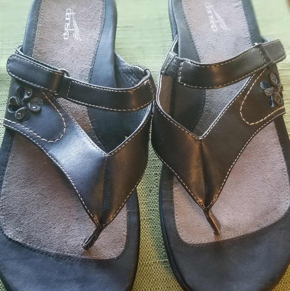 Dansko leather comfort sandals